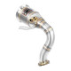 Sistemi di scarico SUPERSPRINT Supersprint Downpipe Right with Metallic catalytic converter PORSCHE 536 CAYENNE S SUV 2.9L V6 18-23 (with valve) | race-shop.it