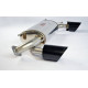 Sistemi di scarico SUPERSPRINT Supersprint Endpipe kit Right - Left "Gun Metal Grey" O 120 SCION FR-S 2.0i 2013 | race-shop.it