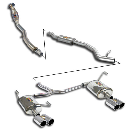 Sistemi di scarico SUPERSPRINT Supersprint Performance Touring package SUBARU WRX STi (Sedan) 2.5i Turbo 15+ | race-shop.it