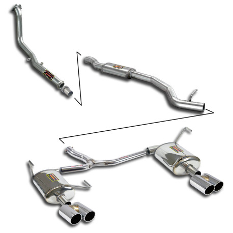 Sistemi di scarico SUPERSPRINT Supersprint Performance Plus package SUBARU WRX STi (Sedan) 2.5i Turbo 15+ | race-shop.it