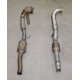 Sistemi di scarico SUPERSPRINT Supersprint Turbo downpipe kit + Metallic catalytic converter VW SCIROCCO 2.0 TSI 15-17 | race-shop.it