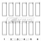 Parti del motore KING conrod bearing BMW S54B32 3.2L (no extra coating) | race-shop.it