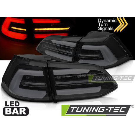 Fari LED TAIL LIGHTS BLACK SMOKE SEQ fits VW GOLF 7 17-19 SW | race-shop.it
