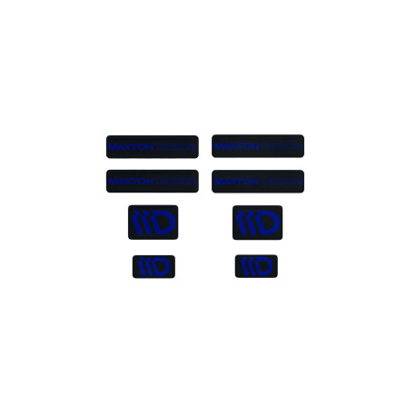 Adesivi 3D Sticker Set Maxton Design (Black and Navy Blue) | race-shop.it