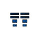 3D Sticker Set Maxton Design (Black and Blue)