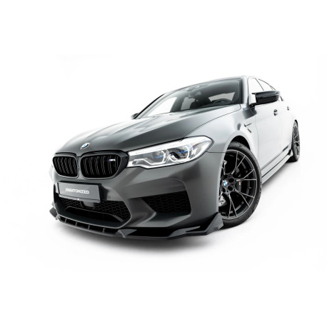 Body kit e accessori visivi MAXTON DESIGN splitter anteriore per BMW M5 F90, nero lucido, V3 | race-shop.it