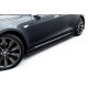Body kit e accessori visivi MAXTON DESIGN diffusori minigonne per Tesla Model S Mk1, nero lucido, V2 | race-shop.it