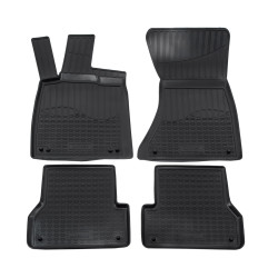 3D rubber floor mats for AUDI A6 C7 2011-2018 4pc