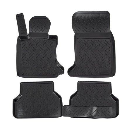Per modello specifico 3D rubber floor mats for BMW 5 E60/E61 2003-2010 4pc | race-shop.it