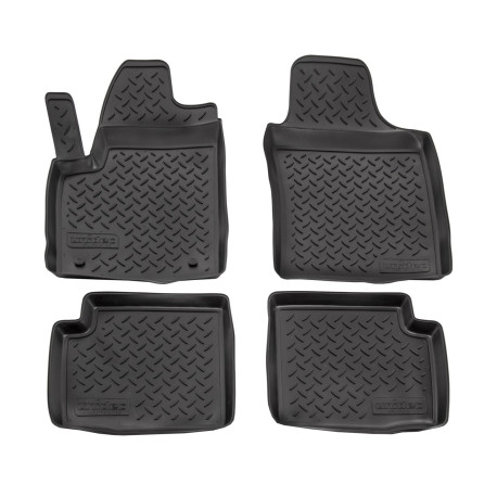 Per modello specifico 3D rubber floor mats for FIAT 500 2008-2015 4pc | race-shop.it