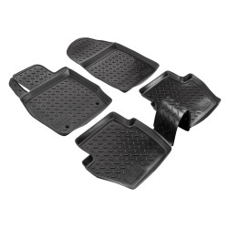 3D rubber floor mats for FORD Fiesta 2008 -2016 4pc