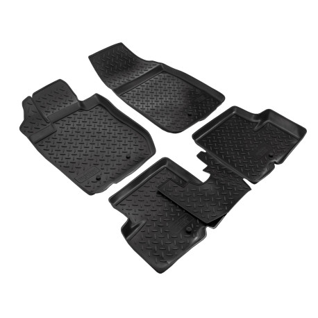 Per modello specifico 3D rubber floor mats for NISSAN Terrano 4WD 2010-2017 4pc | race-shop.it