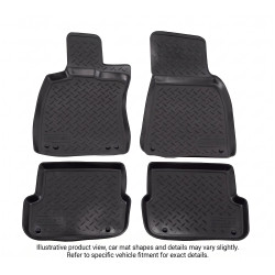 3D rubber floor mats for SKODA Octavia 4 A8 2020-up 4pcs
