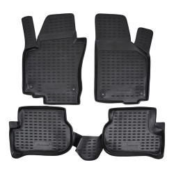 Rubber floor mats for VOLKSWAGEN Golf Plus 2004-2014 4pcs