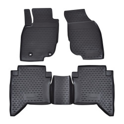 Rubber floor mats for TOYOTA Hilux 2011-2015 4pcs