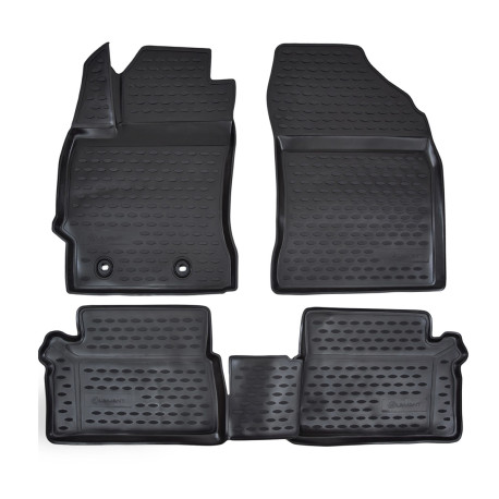 Per modello specifico Rubber floor mats for TOYOTA Auris 2013-2018 4pcs | race-shop.it