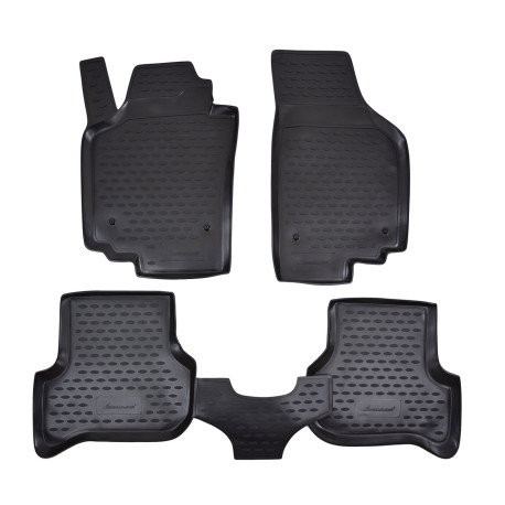 Per modello specifico Rubber floor mats for SEAT Altea 2005-2009 4pcs | race-shop.it