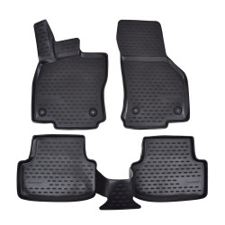 Rubber floor mats for SEAT Leon 2012-2020 4pcs