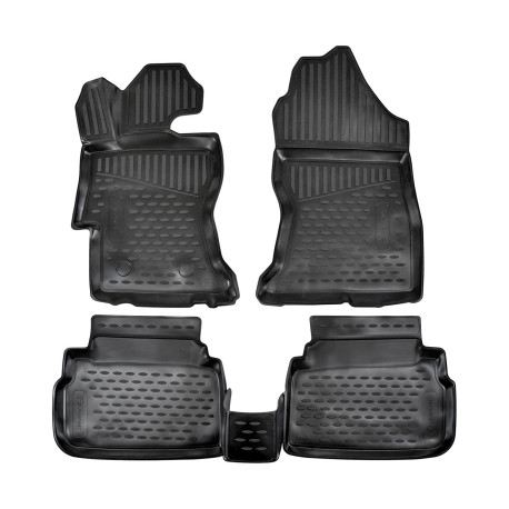 Per modello specifico Rubber floor mats for SUBARU XV 2017-up | race-shop.it