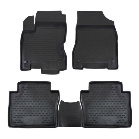 Per modello specifico Rubber floor mats for RENAULT Koleos 2008-2015 4pcs | race-shop.it
