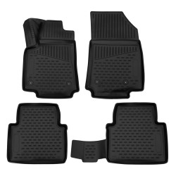 Rubber floor mats for OPEL Crossland 2017-up 4 pcs