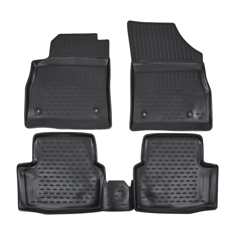 Per modello specifico Rubber floor mats for OPEL Astra K 2015-2021 hb 4pcs | race-shop.it