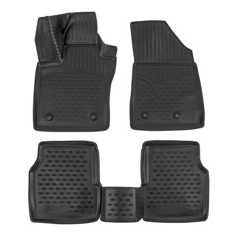 Per modello specifico Rubber floor mats for JEEP Compass 2018-up | race-shop.it