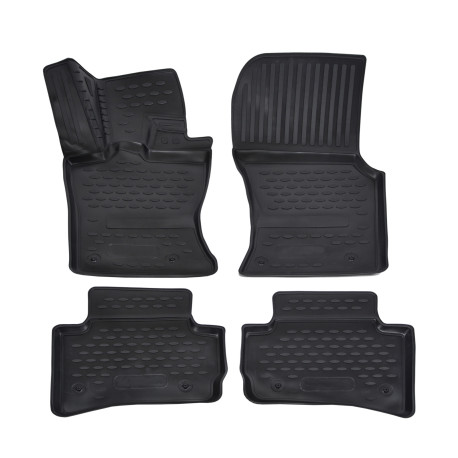 Per modello specifico Rubber floor mats for JAGUAR F-Pace 2016-up 4 pcs | race-shop.it