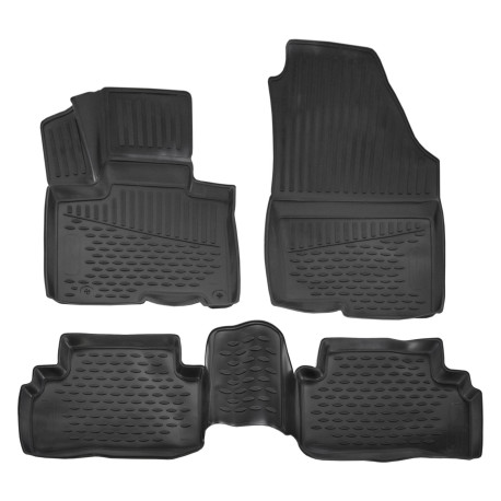 Per modello specifico Rubber floor mats for HYUNDAI Tucson SWB 2020-up 3pcs | race-shop.it