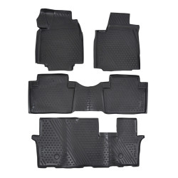 Rubber floor mats for HONDA Pilot 2008-2012/2012-2016 4pcs