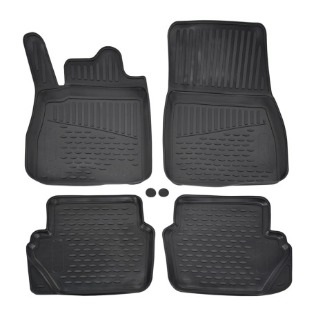 Per modello specifico Rubber floor mats for FORD Fiesta 2017-up | race-shop.it