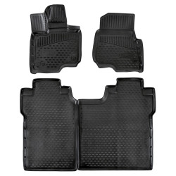 Rubber floor mats for FORD F150, 2015-2017, Supercrew USA 4pcs