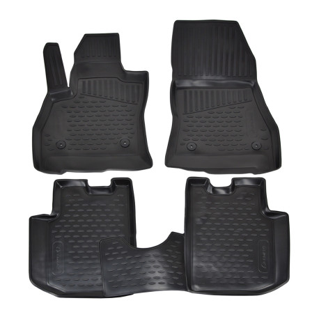 Per modello specifico Rubber floor mats for FIAT 500L 2012-2022 4pcs | race-shop.it