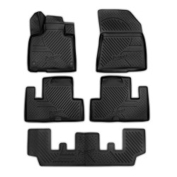 Rubber floor mats for CITROEN C4 Grand Picasso 2014-up 5 pcs