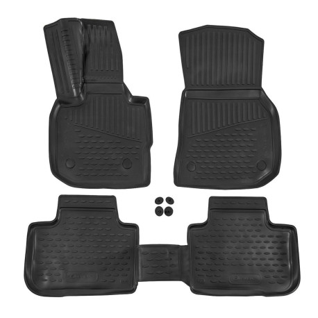 Per modello specifico Rubber floor mats for BMW X4 G02 2018-up 4pcs | race-shop.it