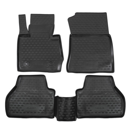 Per modello specifico Rubber floor mats for BMW X3 F25 2010-2014 2014-2018 4pcs | race-shop.it