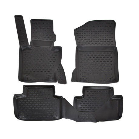 Per modello specifico Rubber floor mats for BMW X3 E83 2003-2006 2006-2010 4pcs | race-shop.it