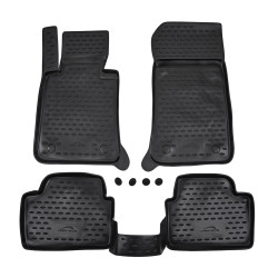 Rubber floor mats for BMW 1-serie E87 2004-2011 4pcs