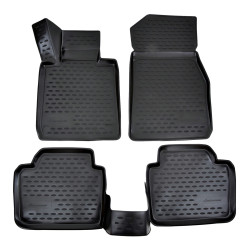 Rubber floor mats for BMW 3-serie F30 2012-2018 4pcs