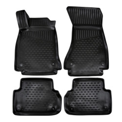 Rubber floor mats for AUDI A4 B9 2015-2024 4pcs