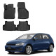Per modello specifico 3D rubber floor mats for VOLKSWAGEN VW Golf 7 2013-2020 | race-shop.it