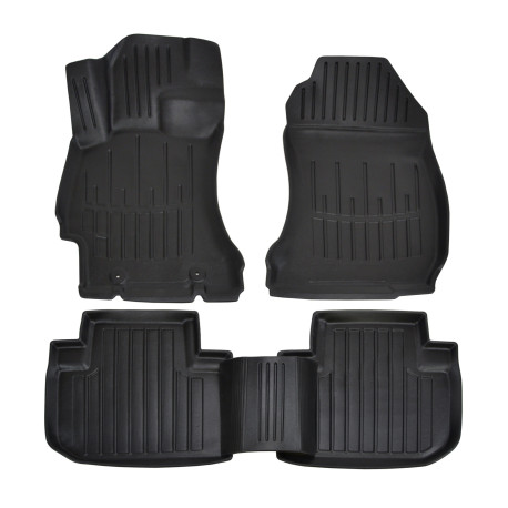 Per modello specifico 3D rubber floor mats for SUBARU Forester 2012-2018 5pcs | race-shop.it