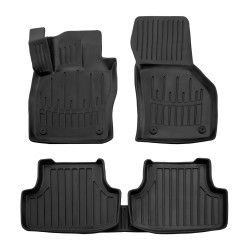 3D rubber floor mats for SEAT Leon 3 2013-2020
