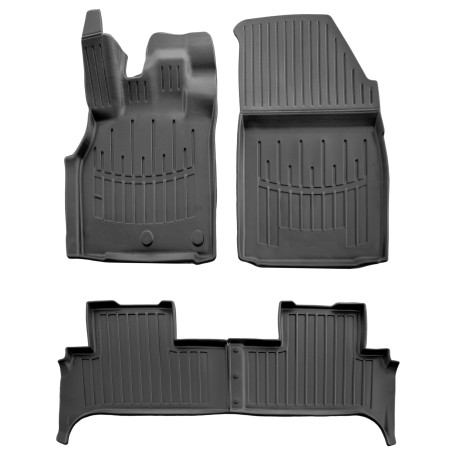 Per modello specifico 3D rubber floor mats for RENAULT Scenic 3 2009-2016 4pcs | race-shop.it