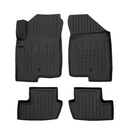 Per modello specifico 3D rubber floor mats for JEEP Compass 2006-2016 4pcs | race-shop.it
