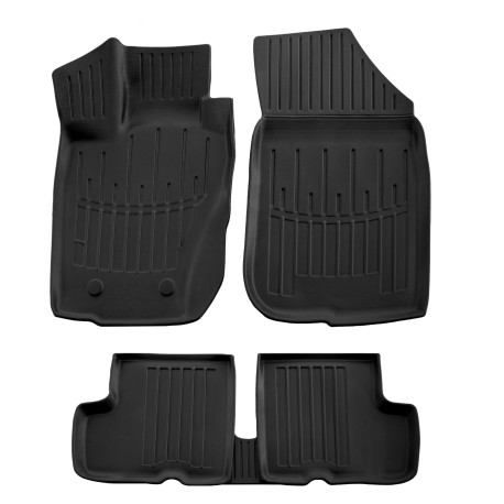 Per modello specifico 3D rubber floor mats for DACIA Duster 1 4WD 2010-2018 5pcs | race-shop.it