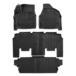 3D rubber floor mats for CHRYSLER Pacifica 2 7seats 2016-2023 5pcs