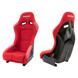 Sedile da corsa GTR Bride Velvet Red - Large