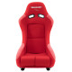 Sedili sportivi senza approvazione FIA Sedile da corsa GTR Bride Velvet Red - Medium | race-shop.it