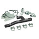 Water pumps Ford Big Block EWP Block Adapter - Black Hose | race-shop.it